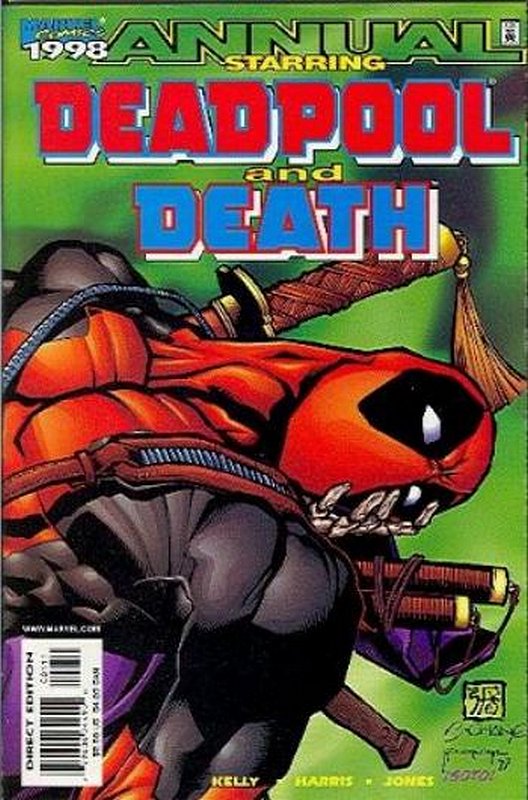 Cover of Deadpool (& Death) Annual 1998 #1998. One of 250,000 Vintage American Comics on sale from Krypton!