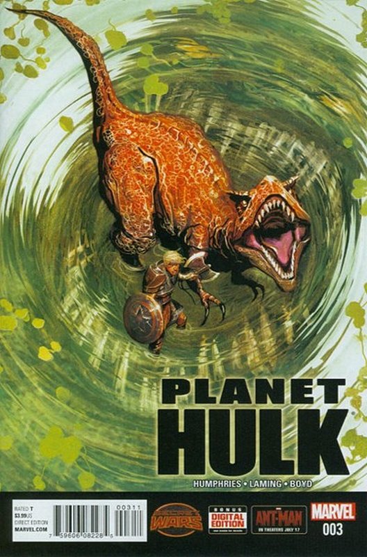 Cover of Planet Hulk (2015 Ltd) #3. One of 250,000 Vintage American Comics on sale from Krypton!
