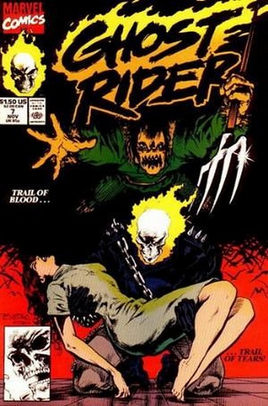 Cover of Ghost Rider (Vol 2) #7. One of 250,000 Vintage American Comics on sale from Krypton!